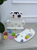  Đồ Chơi Đàn Piano Thả Khối Tumama Kids Hình Bò Sữa 2in1 