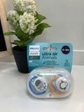  Set 2 Ti Giả Philips Avent Thông Khí Ultra Air Animal (0-6M) 