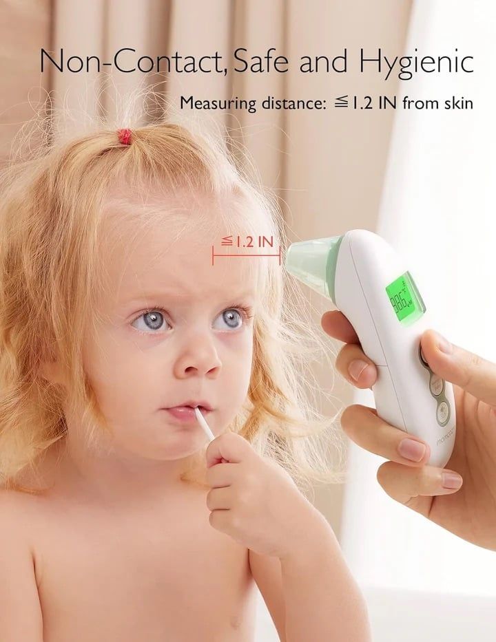  Nhiệt Kế Hồng Ngoại Momcozy Non-Contact Forehead & Ear Thermometer 