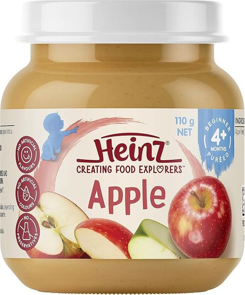  Dinh Dưỡng Đóng Lọ Táo Nghiền Heinz 110g 