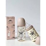  Bình Sữa PPSU Cổ Rộng UBmom Cún Aloha Choco 