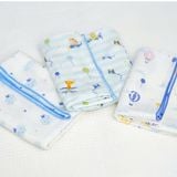  Set 3 Khăn Đa Năng Nursing Cloth cho bé Baby&Co. ( 76x76 cm) 