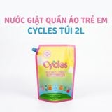  Nước Giặt Quần Áo Trẻ Em Cycles Dạng Túi 