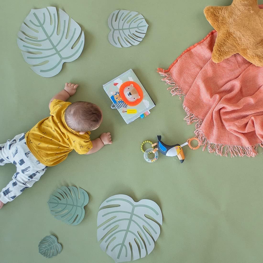  Sách Vải Hỗ Trợ Tập Lẫy Taf Toys Savannah Tummy-Time Book 