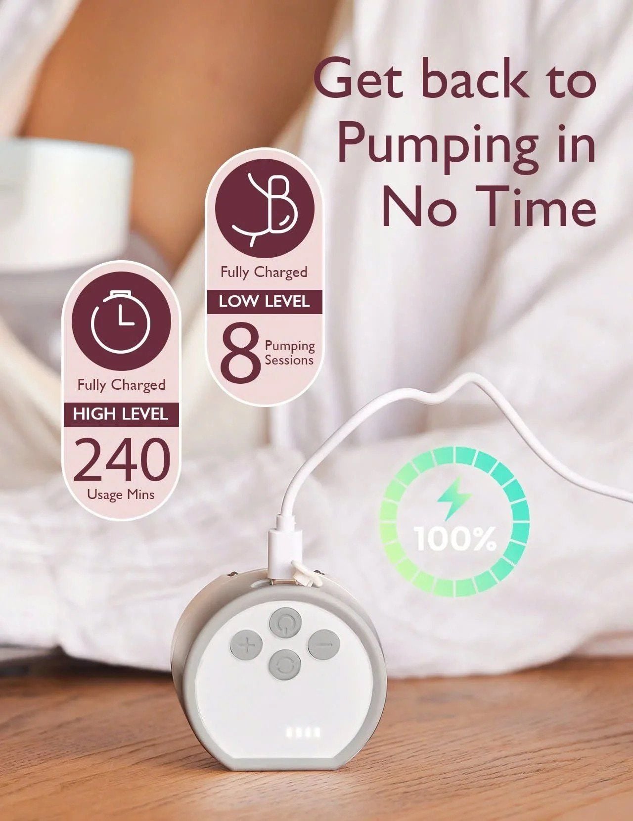  Máy Hút Sữa Rảnh Tay Không Dây Momcozy S12 Pro 