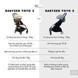 XE ĐẨY BABYZEN YOYO3 6+ - KHUNG ĐEN/ĐỆM STONE 
