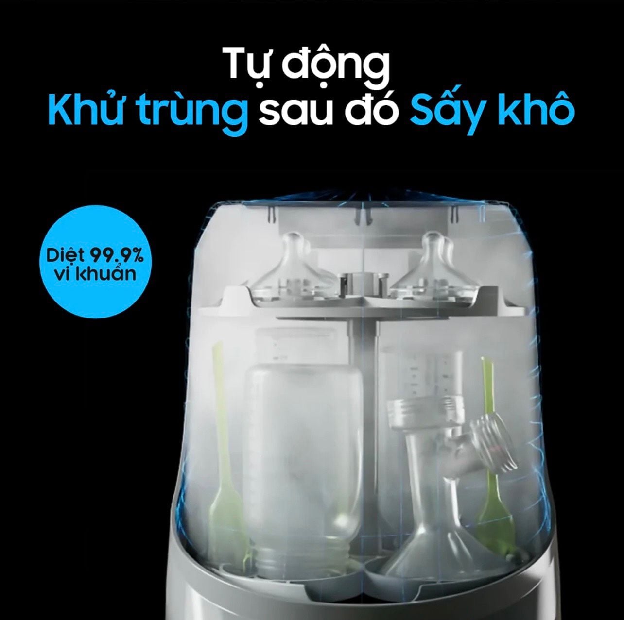 MÁY RỬA BÌNH SỮA BABY BREZZA PRO