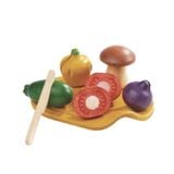  Đồ Chơi Gỗ PlanToys Cắt Rau Củ Assorted Vegetables Cho Bé 18M+ 