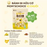  Bánh Bí Ngô Hữu Cơ Mom's Choice Hàn Quốc 6M+ 