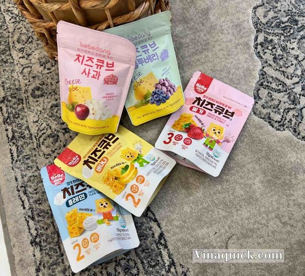  Phô Mai Sấy Khô Bebedang Hàn Quốc (16g) 