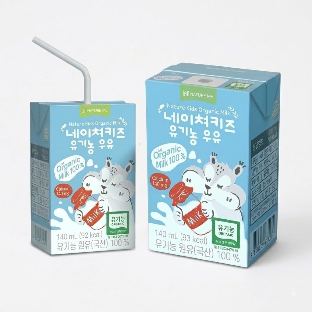  Sữa Tươi Hữu Cơ Nature Kids Organic cho bé 1Y+ (140ml) 