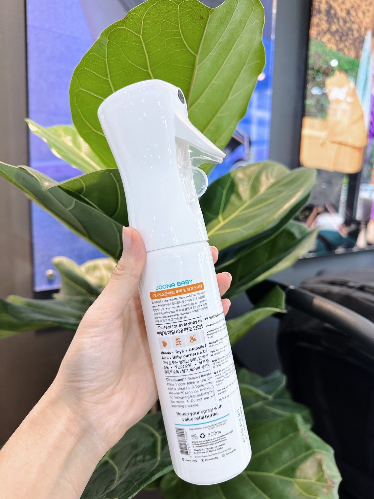  XỊT DIỆT KHUẨN KHỬ MÙI JOONA BABY FRESH 300ML 