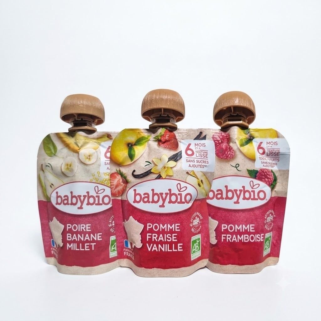  Trái cây nghiền hữu cơ Babybio Organic Fruit 90g 