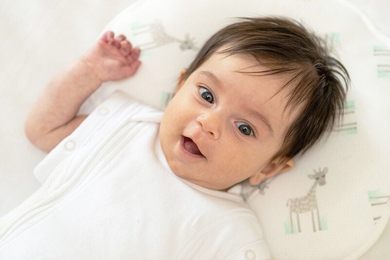  Gối Chống Bẹp Đầu Purflo Cho Bé Sơ Sinh ( 0-18M+) 