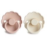  Set 2 Ti Giả FRIGG Daisy Cao Su Thiên Nhiên Pacifier Size 1 (0-6m) 