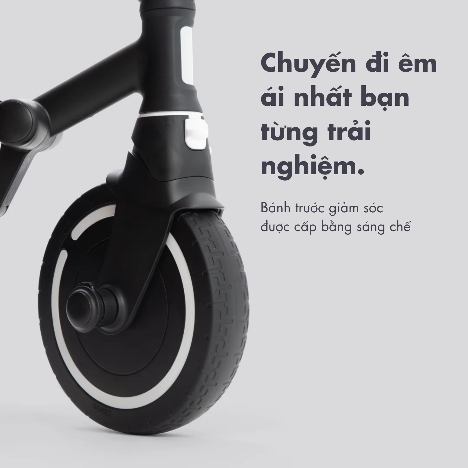  XE ĐẨY BA BÁNH SMARTRIKE WONDER MAX - JET BLACK 