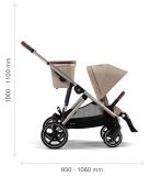  Xe đẩy Cybex Gazelle S - TPE / Almond Beige 
