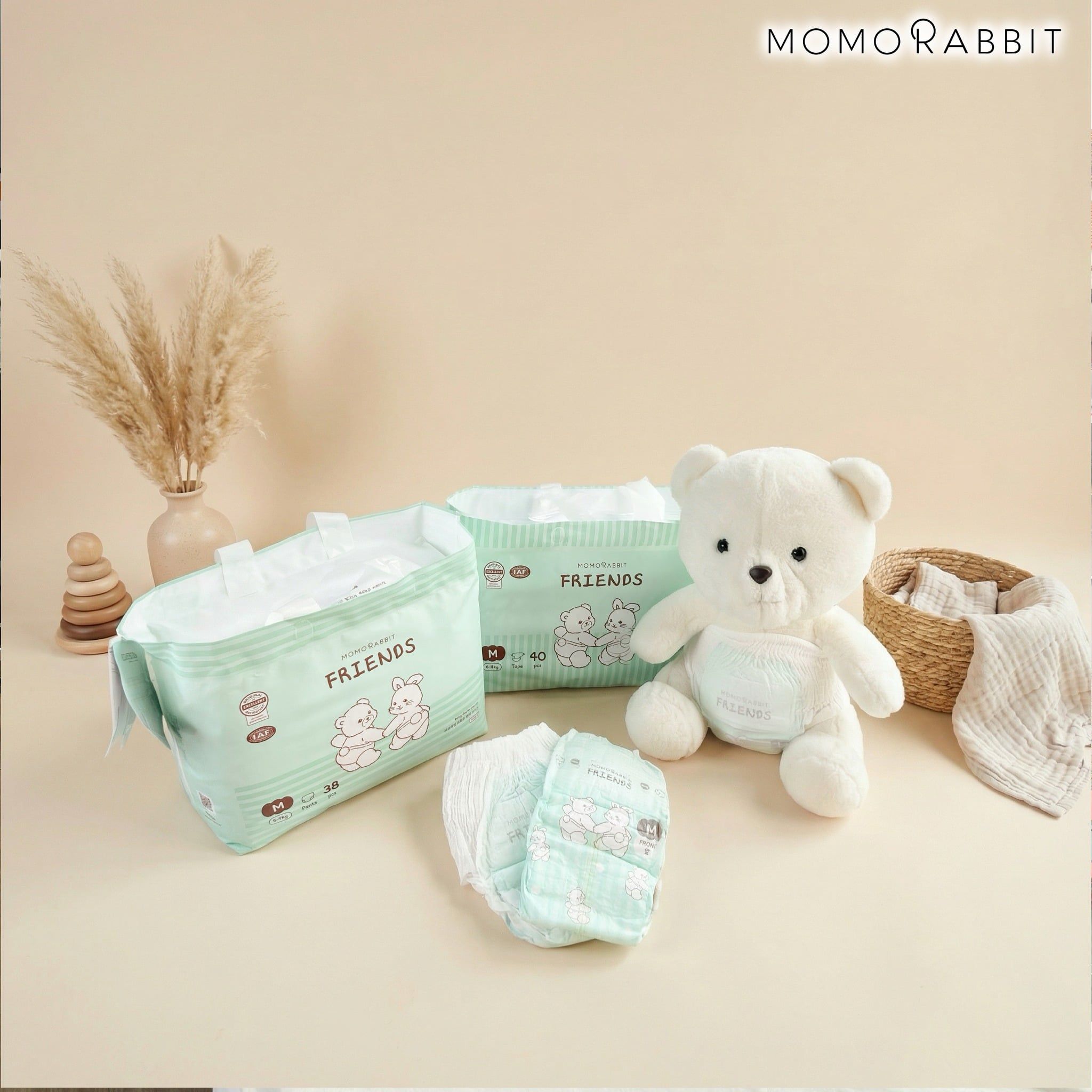  Tã / Bỉm Dán / Quần Momo Rabbit Friends 