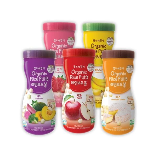  Bánh Bỏng Gạo Tròn Hữu Cơ Fram To Baby 50g 