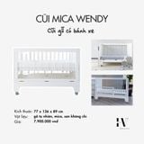  CŨI GỖ MICA TRẺ EM WENDY ACRYLIC 