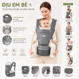  Địu em bé KikkaBoo 3 trong 1 Chloe 
