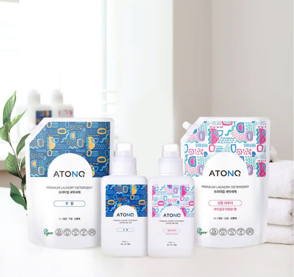  Nước Giặt Thuần Chay Atono2 Cho Da Bé Nhạy Cảm 1000ml (DẠNG TÚI) 