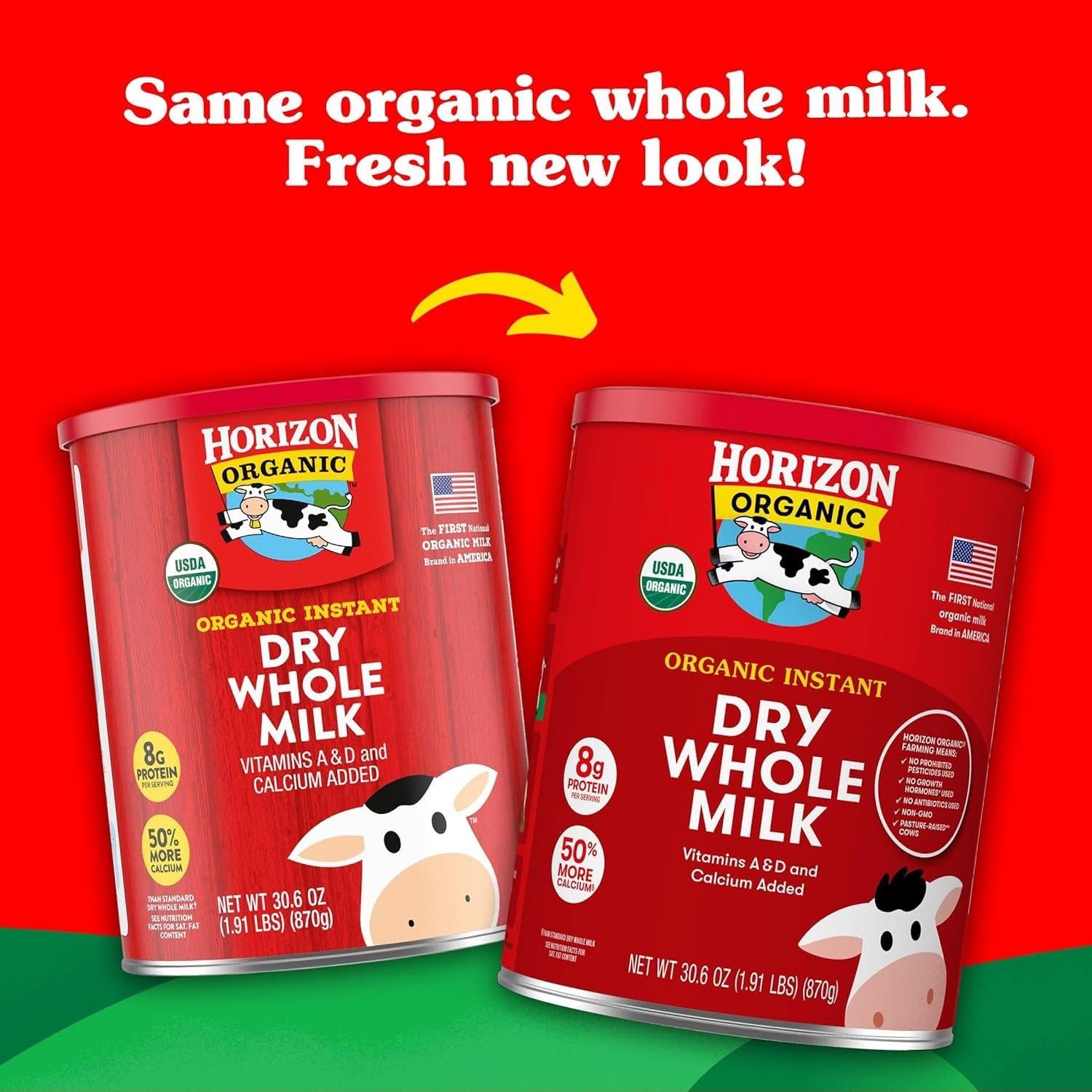  (A) Sữa tươi nguyên kem dạng bột Horizon Organic Dry Whole Milk 870G 