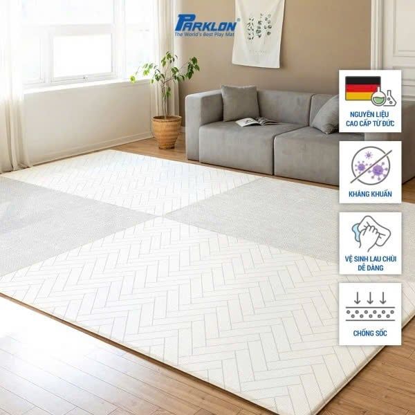  THẢM CAO CẤP PARKLON LA PURE (190x130x1.2cm) 