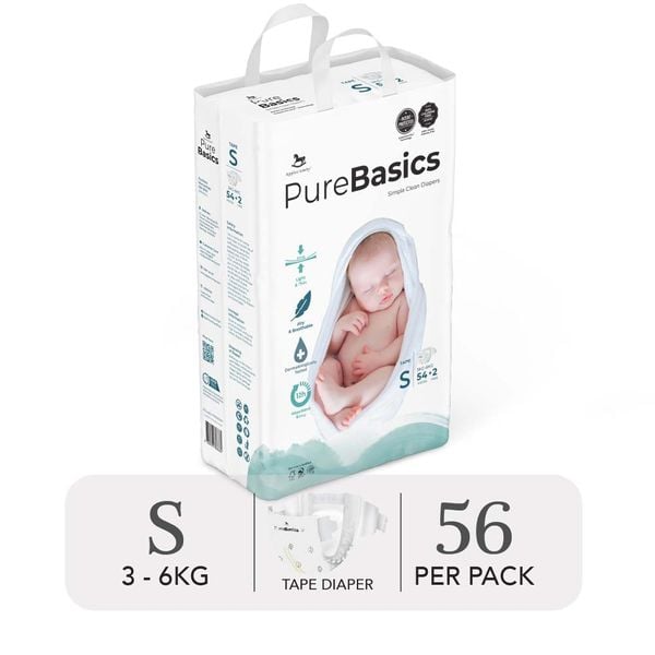  Bỉm Tã Dán Ngày Đêm Applecrumby Purebasics 