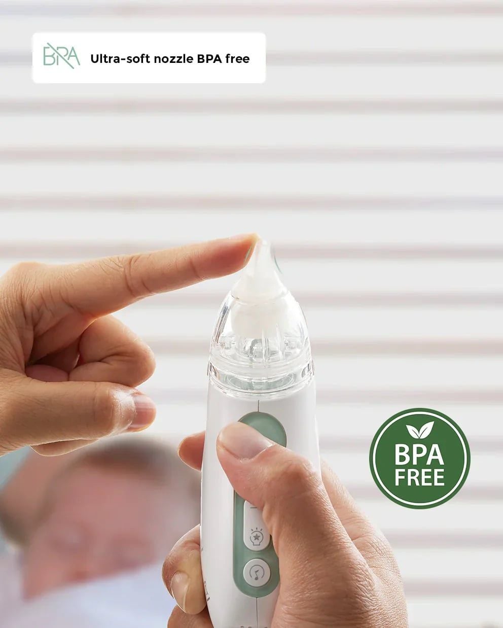  Máy Hút Mũi Điện Tử Momcozy BN02 Nasal Aspirator 