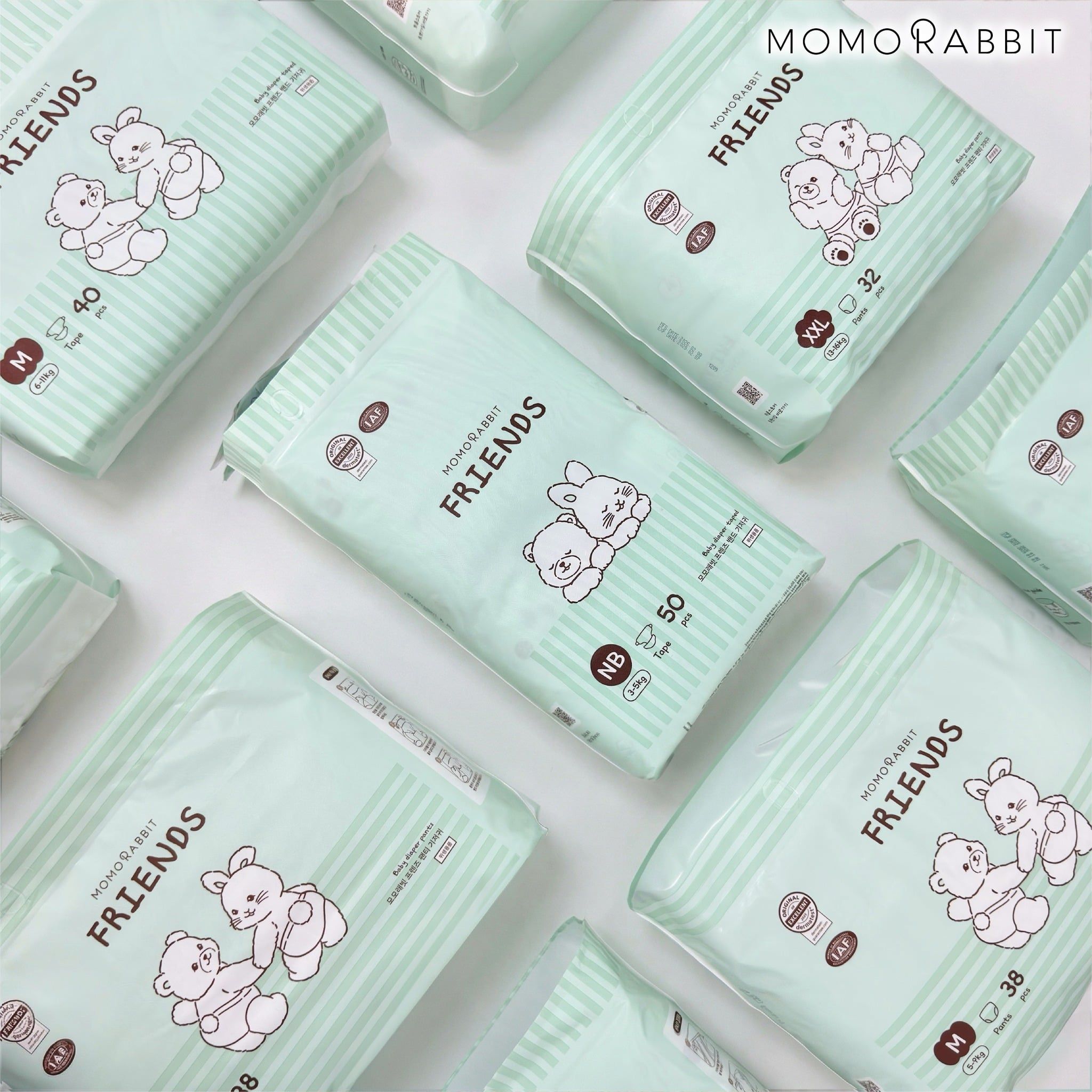  Tã / Bỉm Dán / Quần Momo Rabbit Friends 