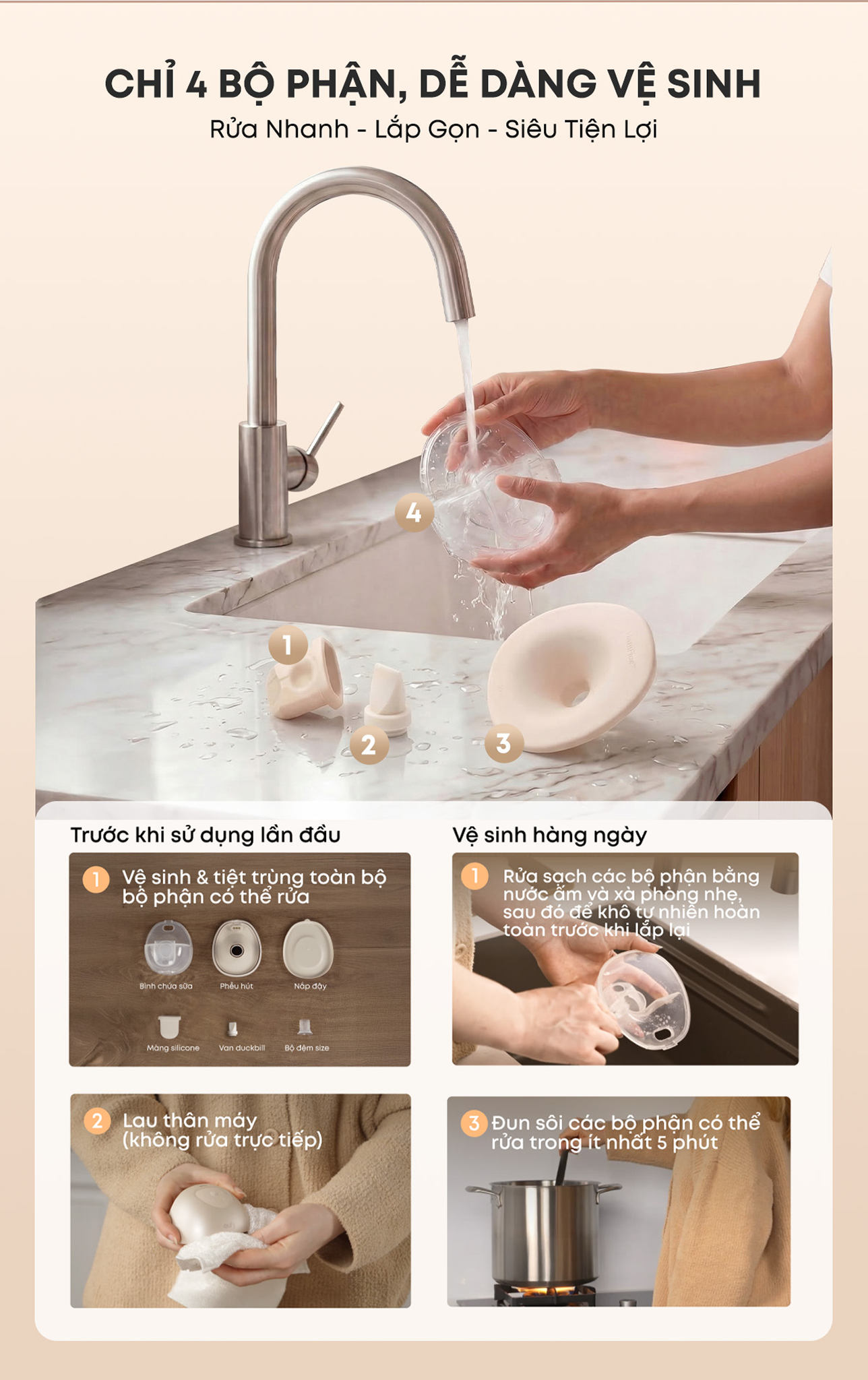  Máy hút sữa không dây Eufy S1 Pro 