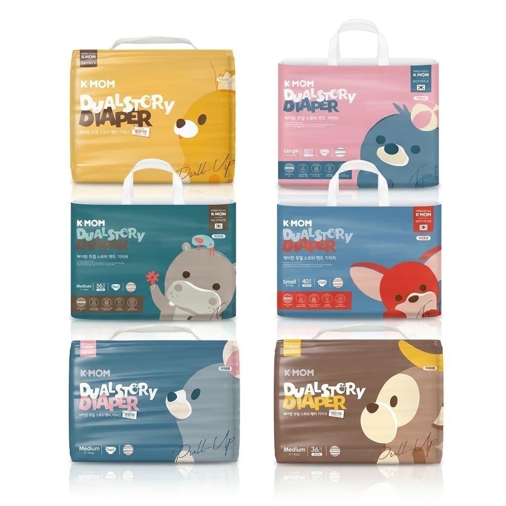  Bỉm K-Mom Dual Story Pull Up Diaper 