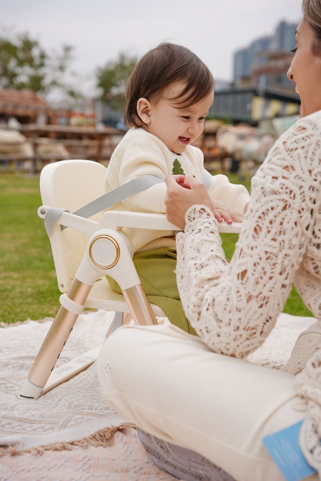  Ghế Ăn Dặm Gấp Gọn Di Động Dodohani Hàn Quốc 