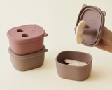  Hộp bảo quản thức ăn dặm silicone Firgi có tay gắp 