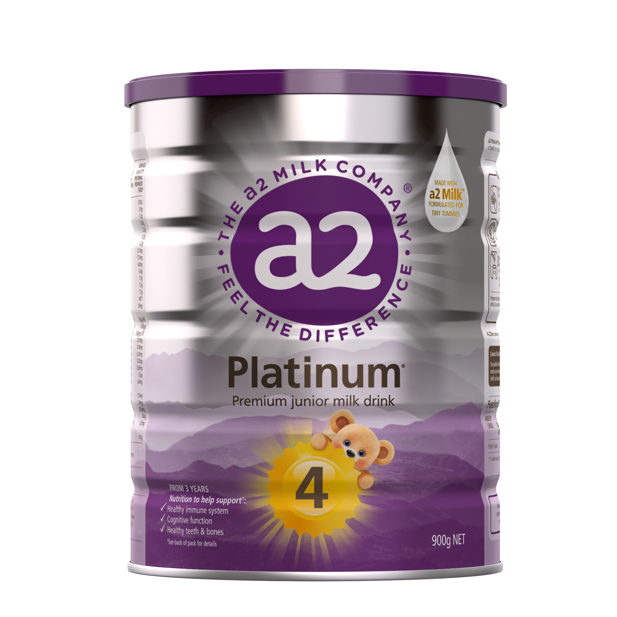  Sữa A2 Platinum Số 4 Cho Bé Từ 3 Tuổi (900g) 