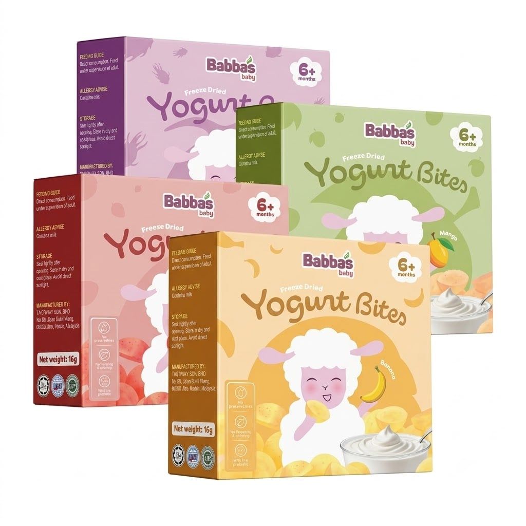  Sữa chua sấy lạnh Babba’s Baby (6M+) 
