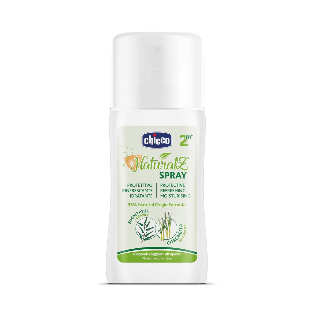  Xịt bảo vệ da chiết xuất tinh dầu tự nhiên (Thay xịt xua muỗi) Chicco NaturalZ 100ml 