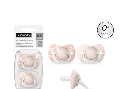  Set 2 Ti Giả Suavinex Cho Bé Từ 0M đến 6M 