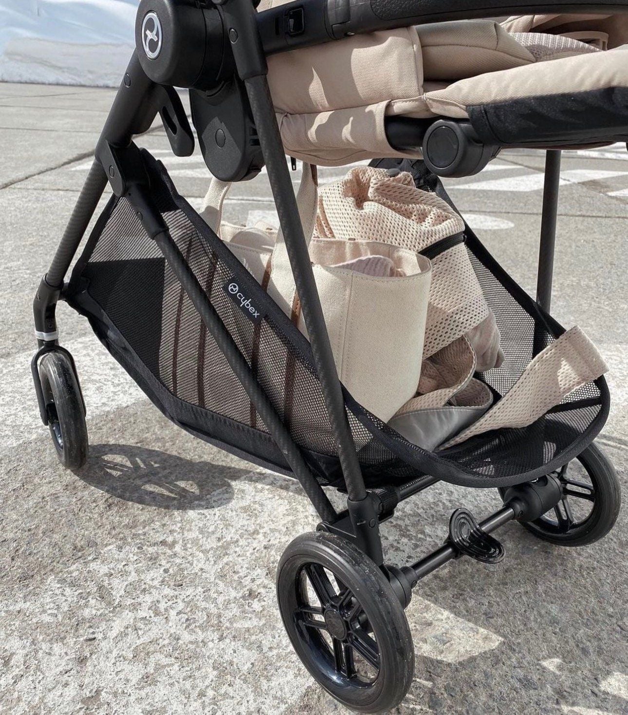  Xe Đẩy Gấp Gọn Cybex Melio TPE - Màu Almond Beige 