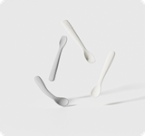  Bộ 2 Muỗng Ăn Cho Bé Heorshe Silicone Cao Cấp 