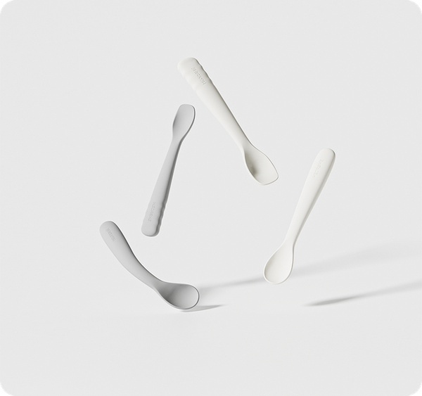  Bộ 2 Muỗng Ăn Cho Bé Heorshe Silicone Cao Cấp 