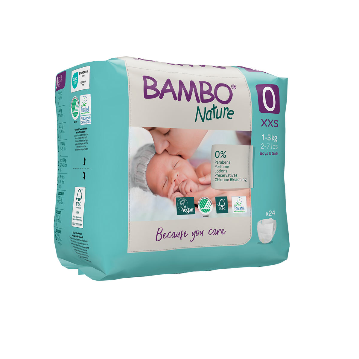  Bỉm / Tã Dán Bambo Nature 