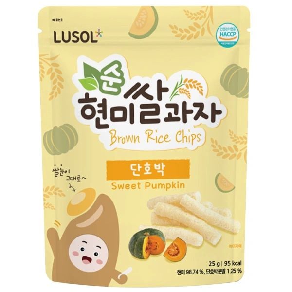  Bánh gạo lứt Lusol hữu cơ bổ sung lợi khuẩn (6M+) 