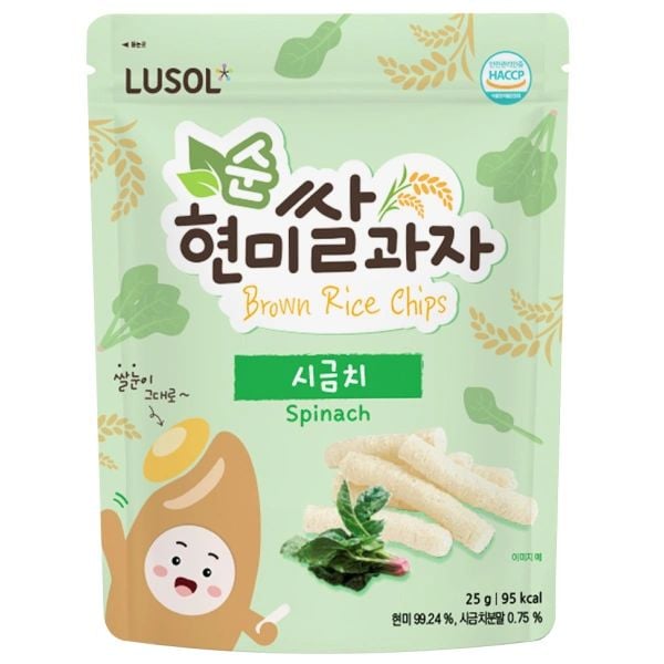  Bánh gạo lứt Lusol hữu cơ bổ sung lợi khuẩn (6M+) 