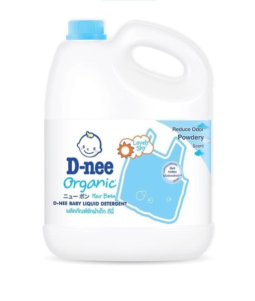  Nước Giặt Quần Áo Em Bé Dnee Xanh Dương - Lovely Sky 3L 