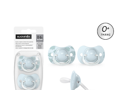  Set 2 Ti Giả Suavinex Cho Bé Từ 0M đến 6M 