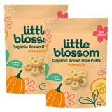  Bánh Puffs Gạo Lứt Hữu Cơ Little Blossom Vị Bí Ngô 40g 