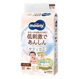  Tã/Bỉm Quần/Dán Moony Natural Dịu Nhẹ 