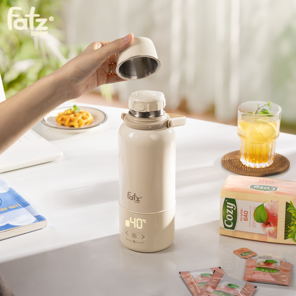  Bình đun và hâm nước pha sữa di động Fatzbaby Mini Smart 12 Plus 